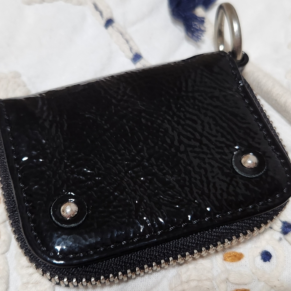 Chloe Black Patent Leather Coin Purse